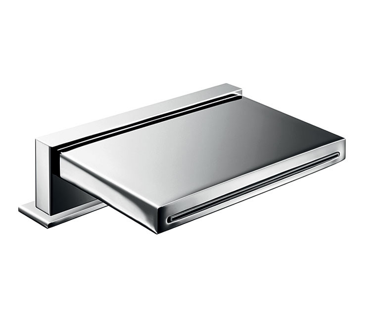 Deck mounted bath spout