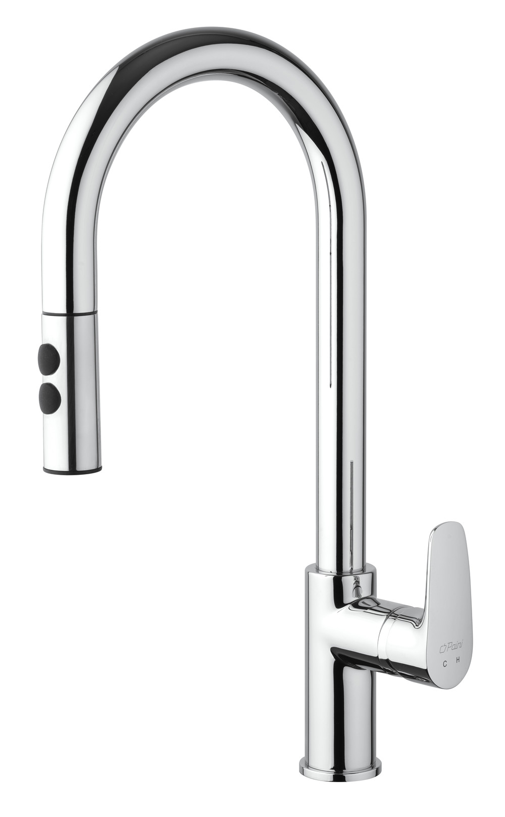 Kitchen mixers with pull out spout