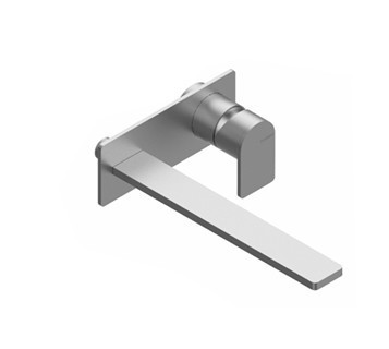 Zazzeri Q316 Built-in Washbasin Spout 230mm with Backplate