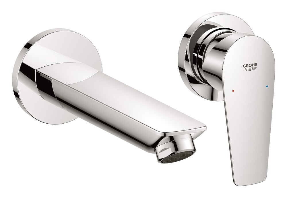GROHE BauEdge Wall Mounted Basin Mixer 171mm